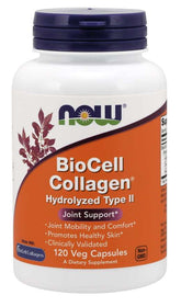 Biocell Kollagen collagen thủy phân loại II và Chondroitin và Hyaluronsäure 120 viên NOW FOODS